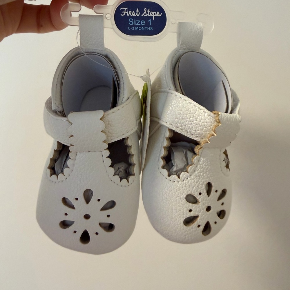 White Baby Mary Jane Shoes